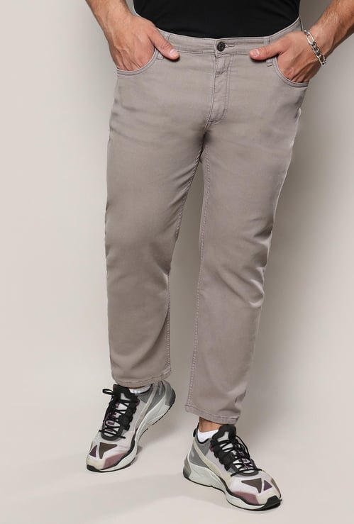 INSTAFAB PLUS Men Solid Straight Fit Jeans