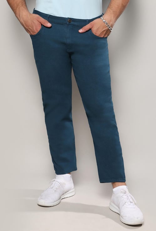 INSTAFAB PLUS Men Solid Regular Fit Jeans