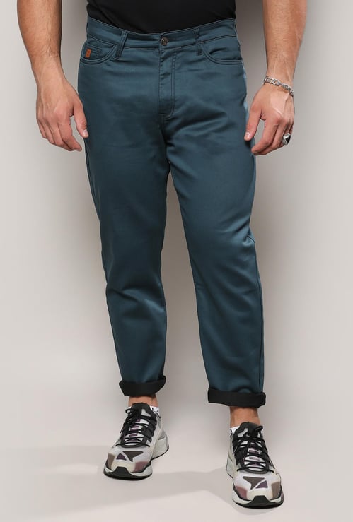 INSTAFAB PLUS Men Solid Regular Fit Jeans