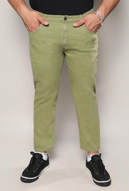 INSTAFAB PLUS Men Solid Regular Fit Jeans