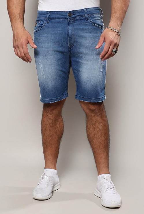 INSTAFAB PLUS Men Paneled Shorts