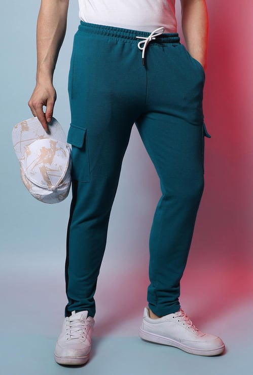 CAMPUS SUTRA Men Solid Track Pants