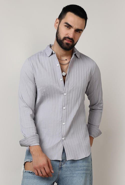 CAMPUS SUTRA Men Striped Regular Fit Casual Shirt