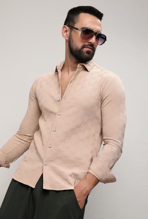 CAMPUS SUTRA Men Woven Regular Fit Casual Shirt