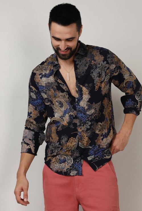 CAMPUS SUTRA Men Printed Regular Fit Casual Shirt