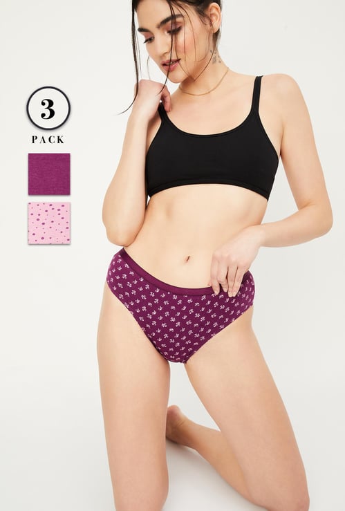 Women Assorted Bikini Panties - Pack of 3