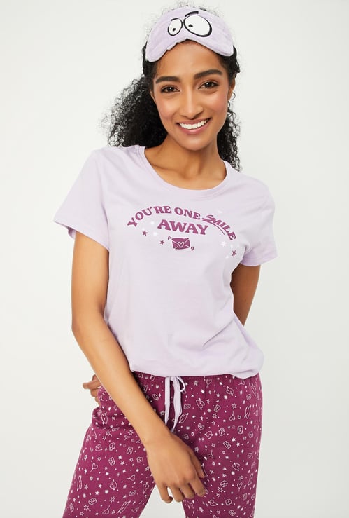 Women Printed PJ Set