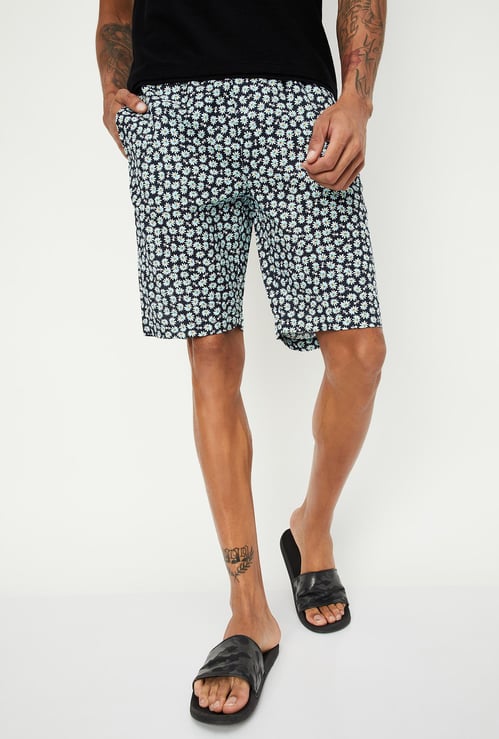 Men Printed Lounge Shorts