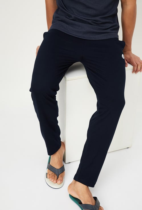 Men Solid Elasticated Track Pants