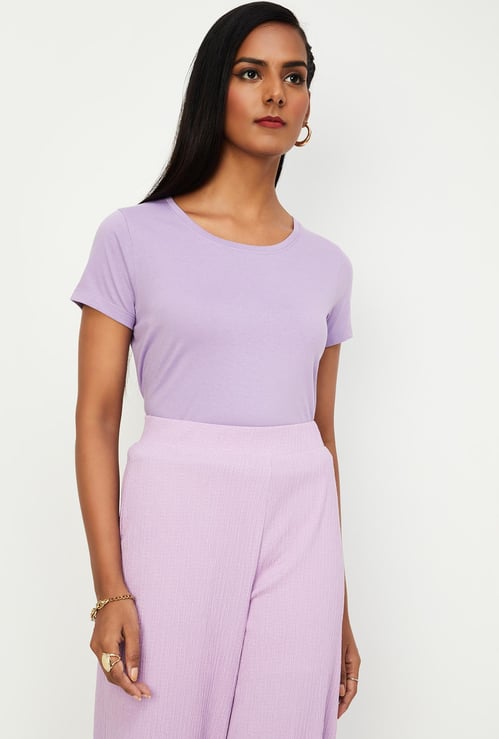 Women Solid T-shirt