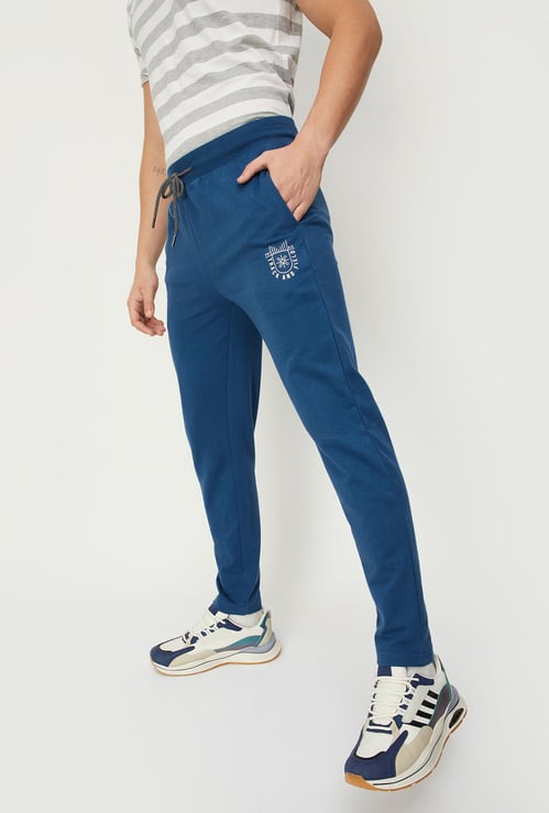 Men Solid Athleisure Track Pants