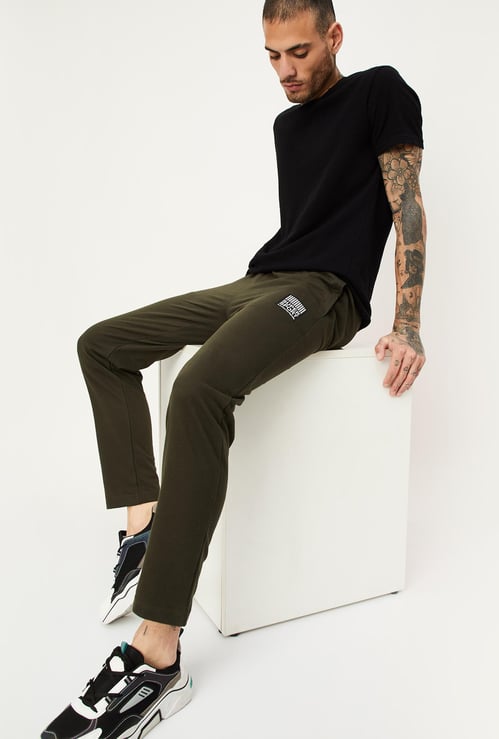 Men Solid Athleisure Track Pants