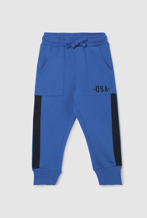 Boys Solid Elasticated Joggers