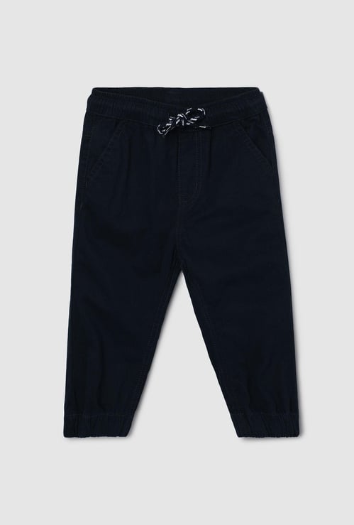 Boys Solid Elasticated Joggers