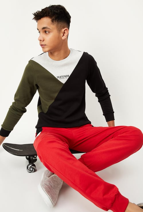 Boys Colourblock Sweatshirt