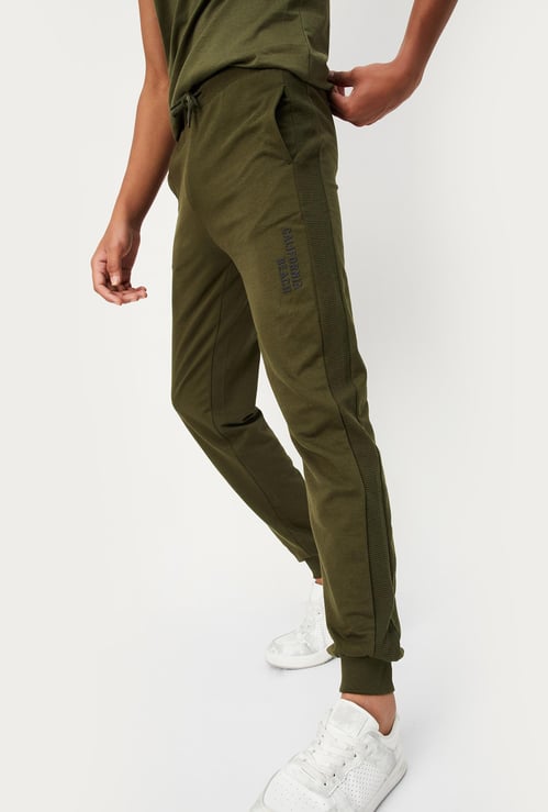 Boys Solid Elasticated Joggers