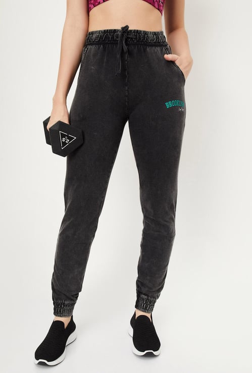 Women Elasticated Denim Joggers