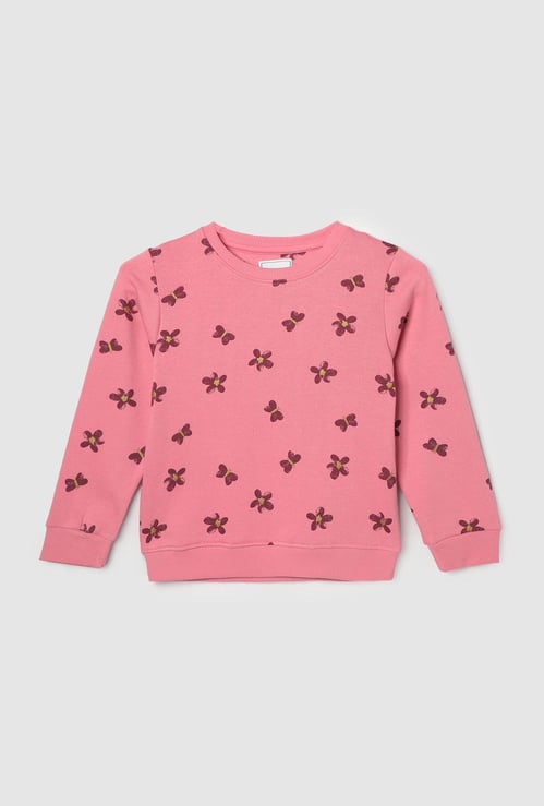 Girls Printed Sweatshirt