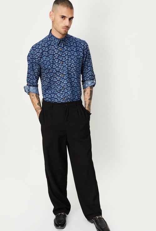 Men Printed Short Kurta