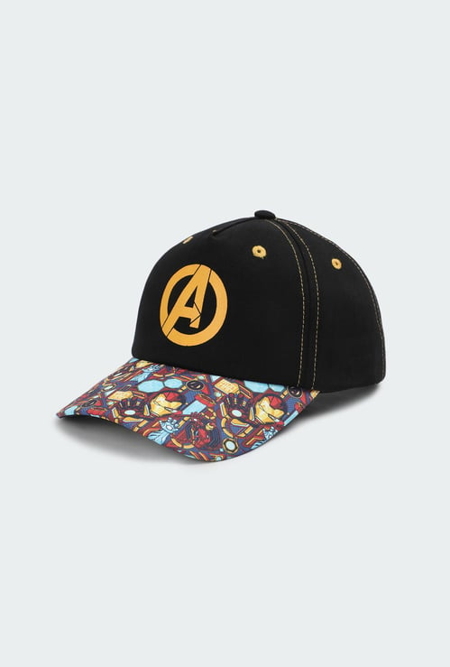 Boys Avengers Print Baseball Cap