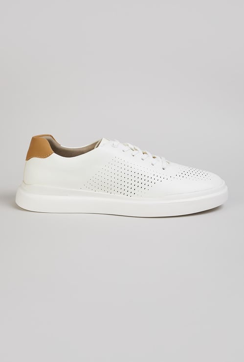 Men Colourblocked Perforated Sneakers