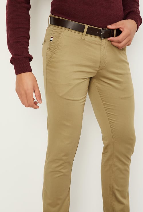 Men Skinny Fit Stretch Chinos