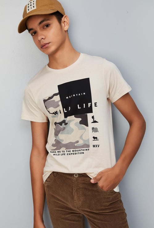 Boys Graphic Printed T-shirt