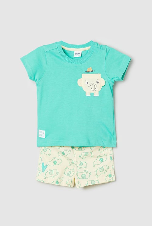 Boys Printed T-shirt and Shorts