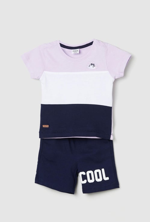 Boys Printed T-shirt and Shorts