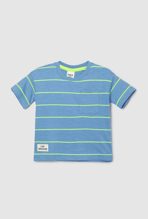 Boys Striped T-shirt with Pocket