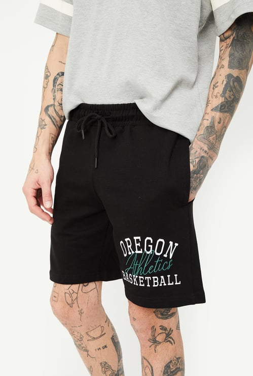 Men Printed Athleisure Shorts