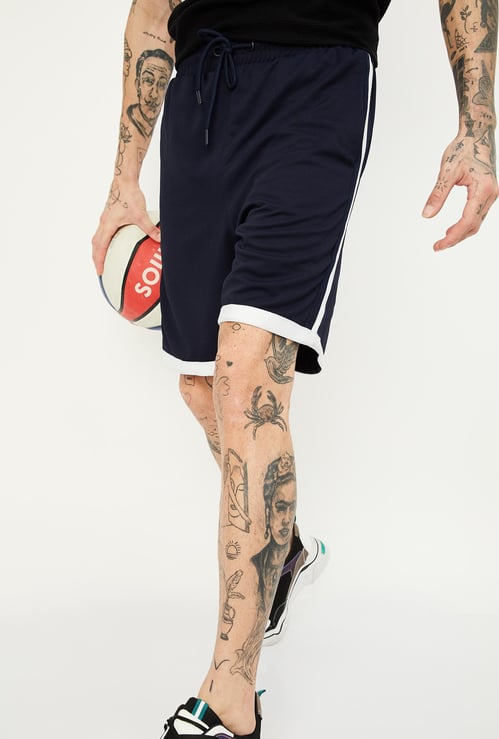 Men Side Panelled Athleisure Shorts