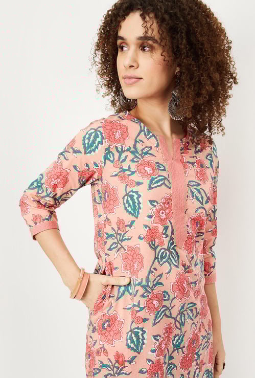 Women Printed Straight Kurta