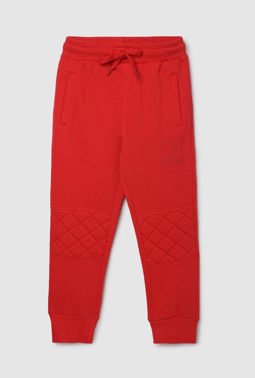 Boys Solid Elasticated Joggers