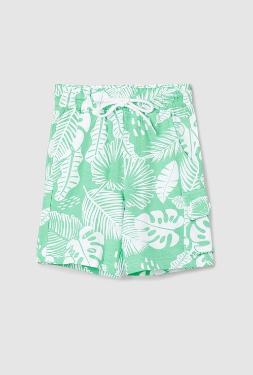 Boys Printed Elasticated Shorts