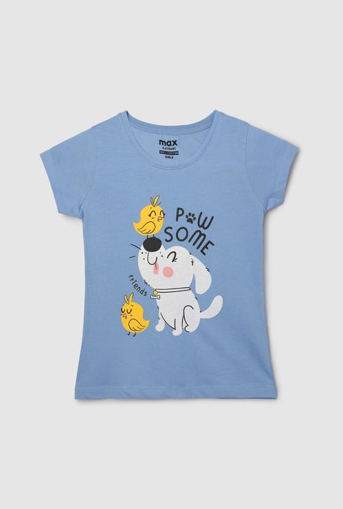 Girls Graphic Printed T-shirt