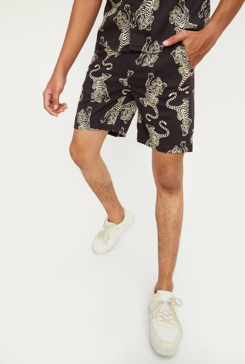 Boys Printed Woven Shorts