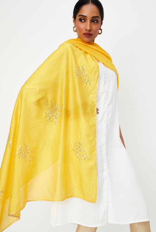 Women Sequinned Dupatta