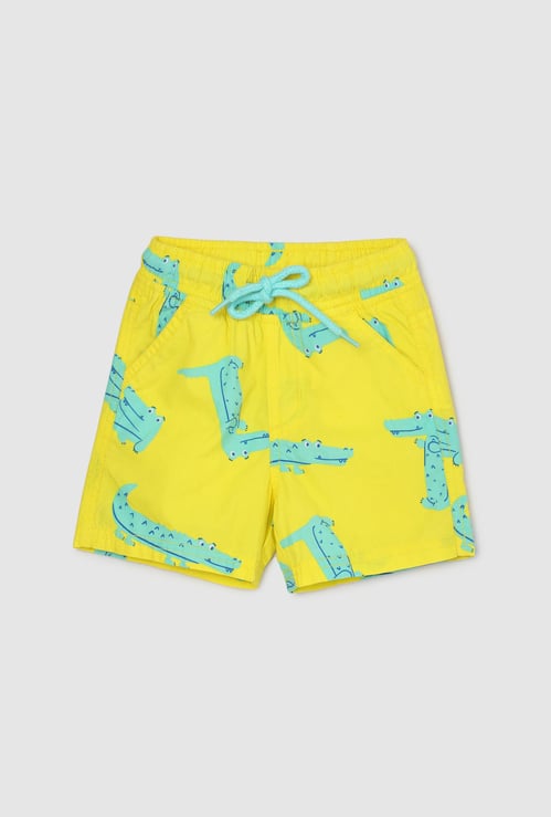 Boys Printed Woven Shorts