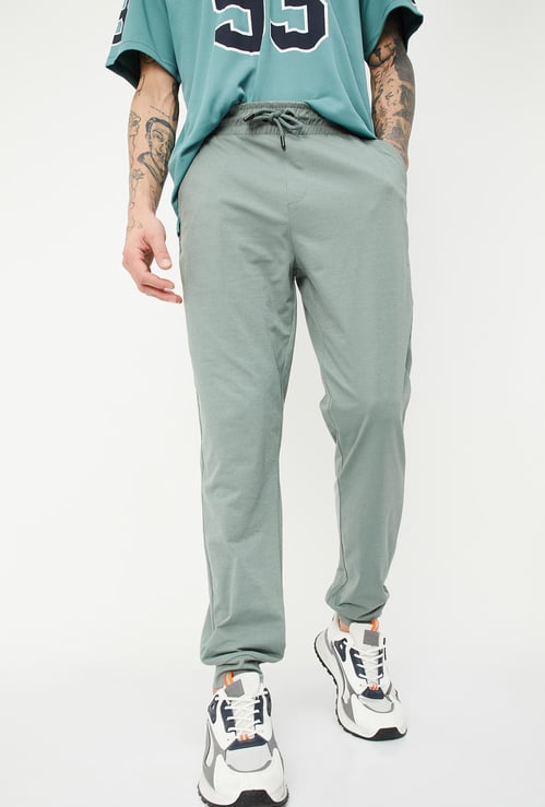 Men Solid Athleisure Joggers