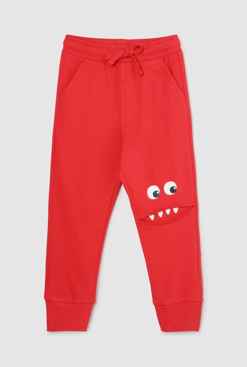 Boys Appliqued Joggers