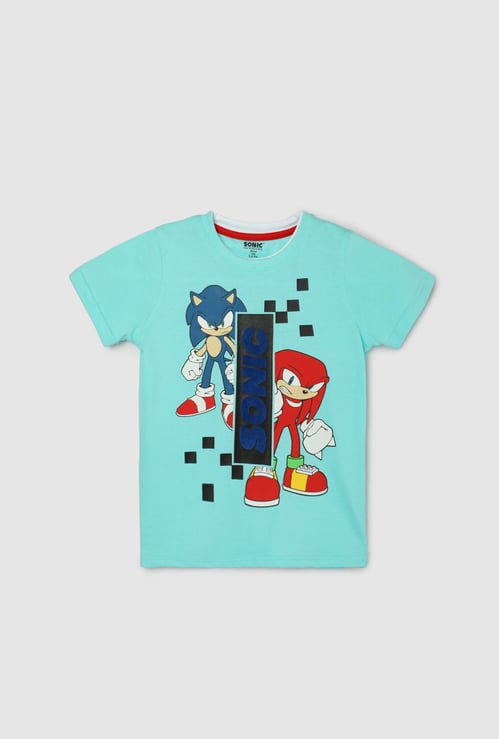 Boys Sonic Printed T-shirt