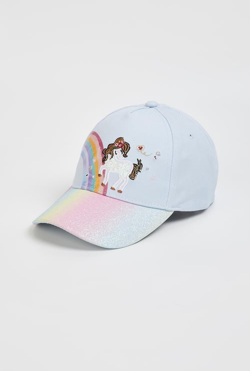 Girls Unicorn Baseball Cap