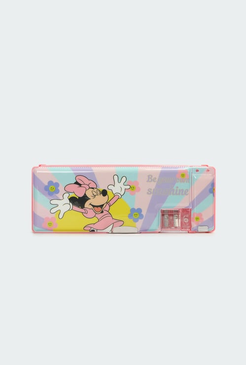 Kids Minnie Mouse Multi-Compartment Pencil Box