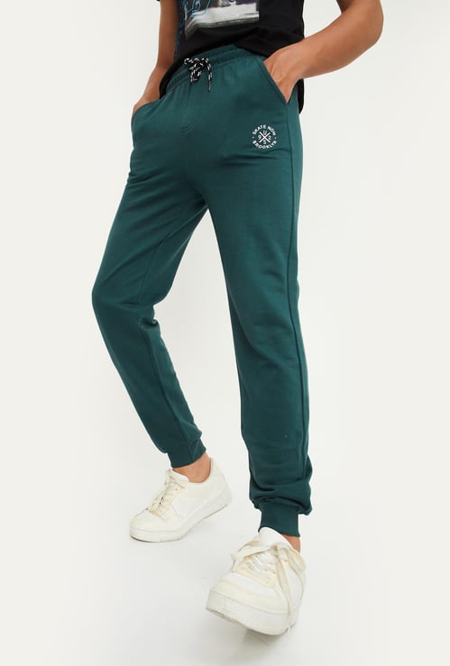 Boys Solid Elasticated Joggers