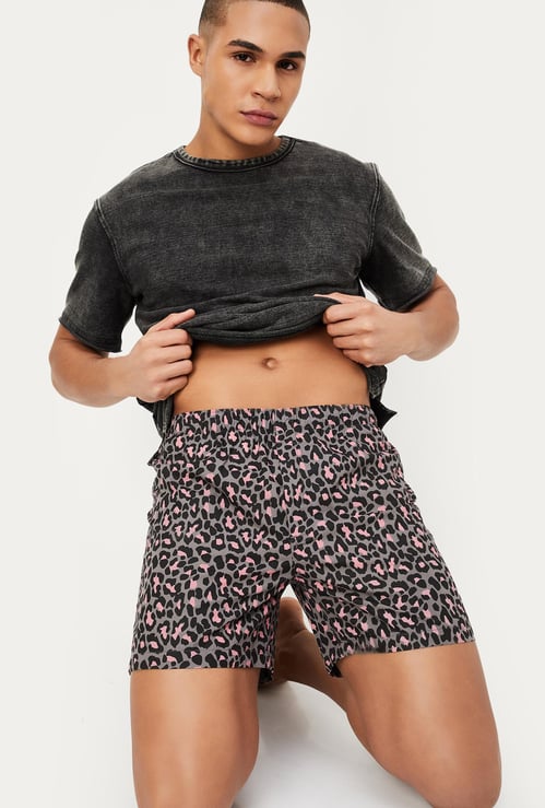 Men Printed Elasticated Boxers