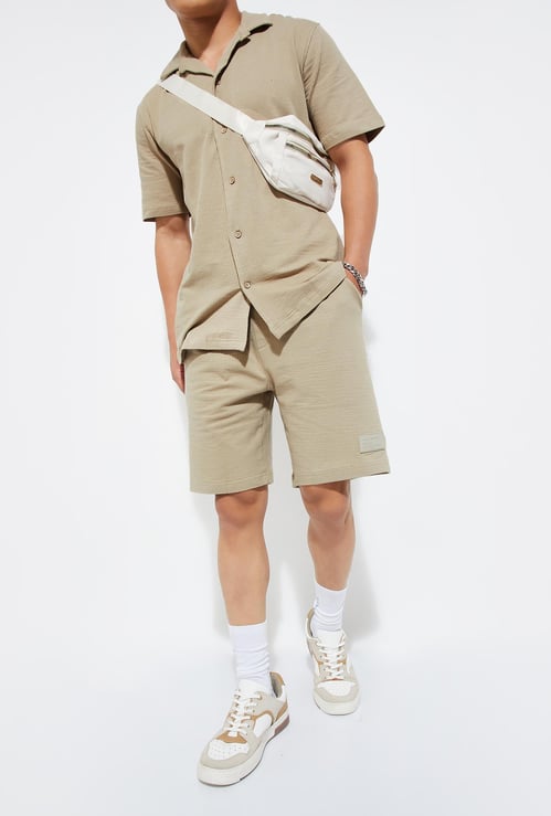 URB_N Men Regular Fit Knit Shorts