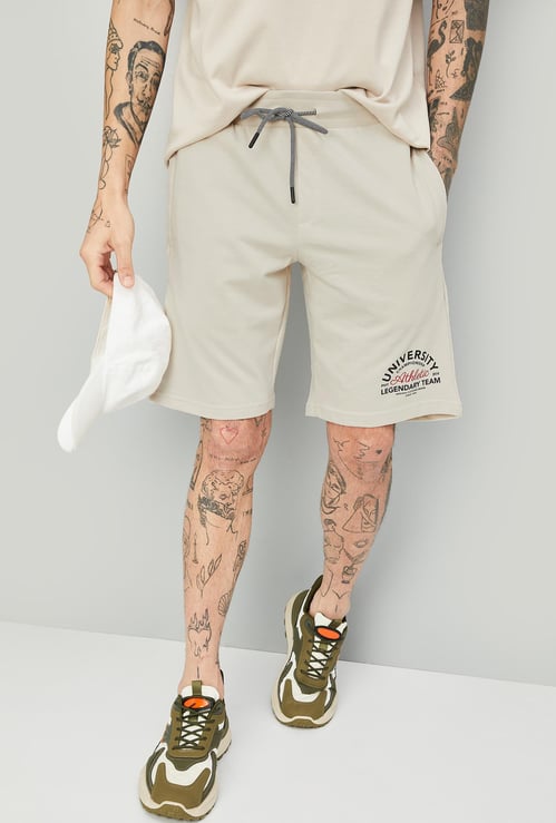 Men Printed Athleisure Shorts