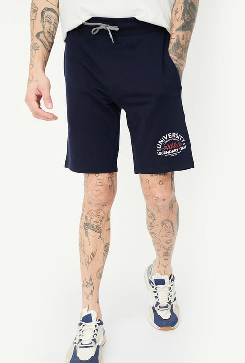 Men Printed Athleisure Shorts