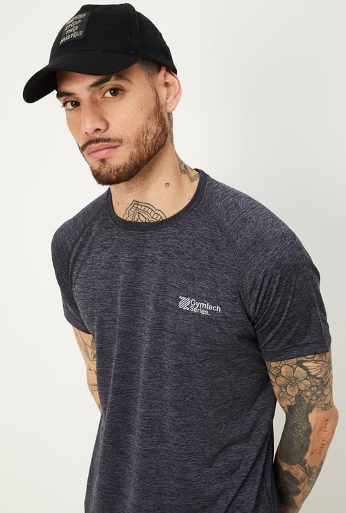 Men Textured Sports T-shirt